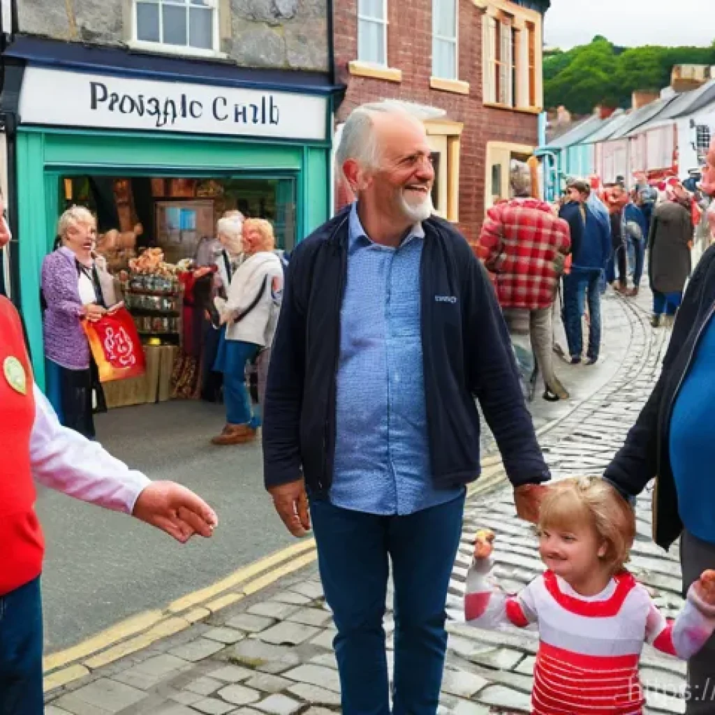웨일스어와 영어의 차이 - **Prompt 1: Welsh Cultural Festival - Bilingual Pride**
    A vibrant outdoor scene at a Welsh cultu...