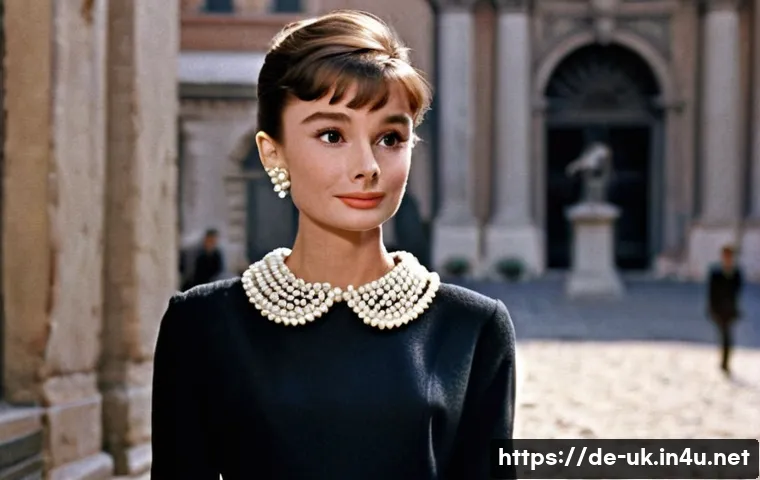 영국 유명 인물 - **Prompt 1: Audrey Hepburn's Timeless Elegance and Compassion**
    "A full-body portrait of a young...
